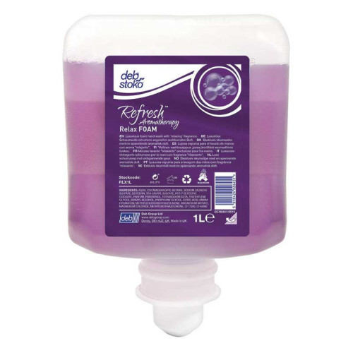 REFRESH RELAX FOAM WASH JABON MANOS.
