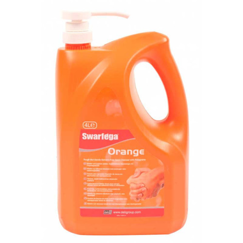 LIMPIADOR MANOS SWARFEGA ORANGE CON DOSIFICADOR
