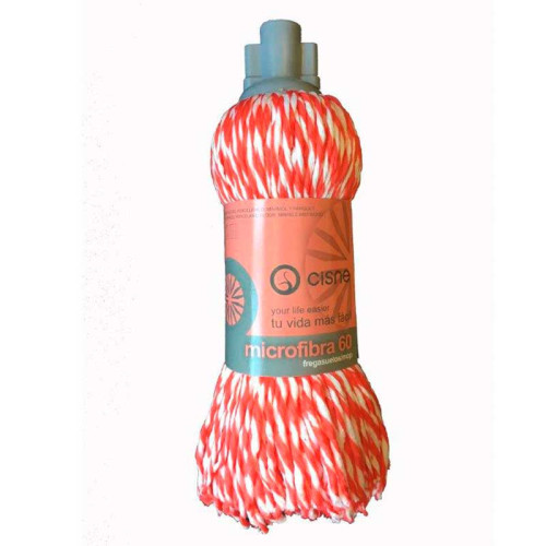 FREGONA MICROFIBRA ROJO-BLANCO