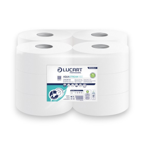 PAPEL HIGIENICO INDUSTRIAL 2 CAPAS AQUASTREAM
