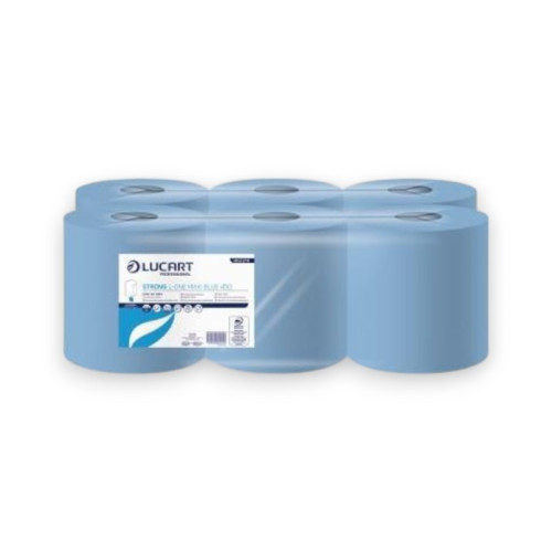 PAPEL SECAMANOS MECHA LISO AZUL