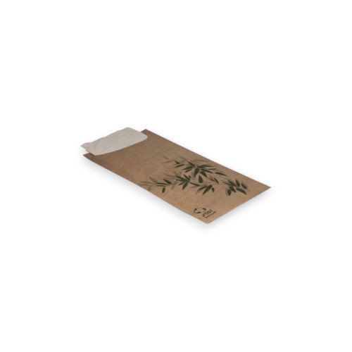 BOLSA CUBIERTO+SERVILLETA TIME-FEEL GREEN