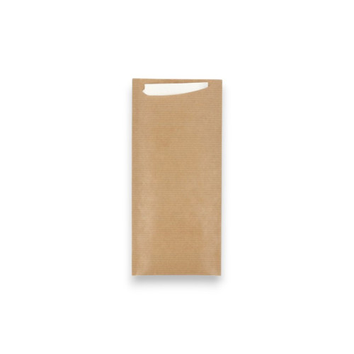 BOLSA CUBIERTO+SERVILLETA KRAFT