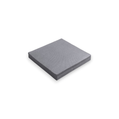 SERVILLETA 40X40 PUNTA-PUNTA GRIS