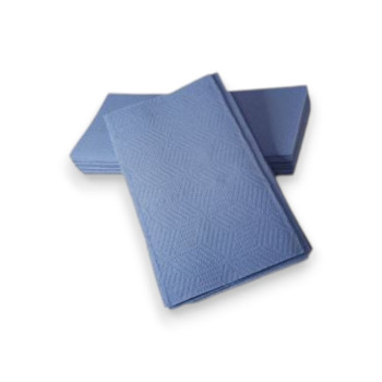 TOALLA MANOS LAMINADA AZUL 2 CAPAS
