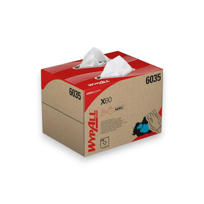 PAÑOS CAJA PORTATIL WYPALL X60  6035