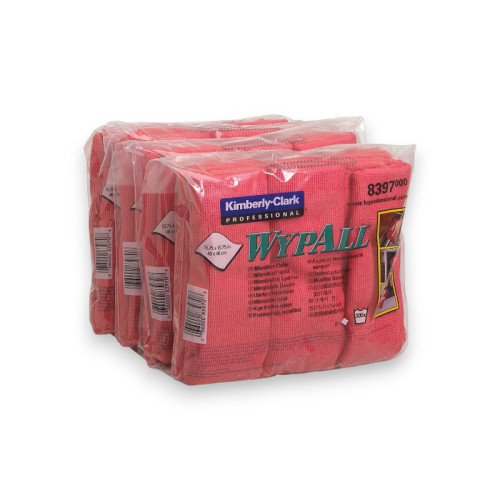 PAÑO MICROFIBRA WYPALL ROJO8397