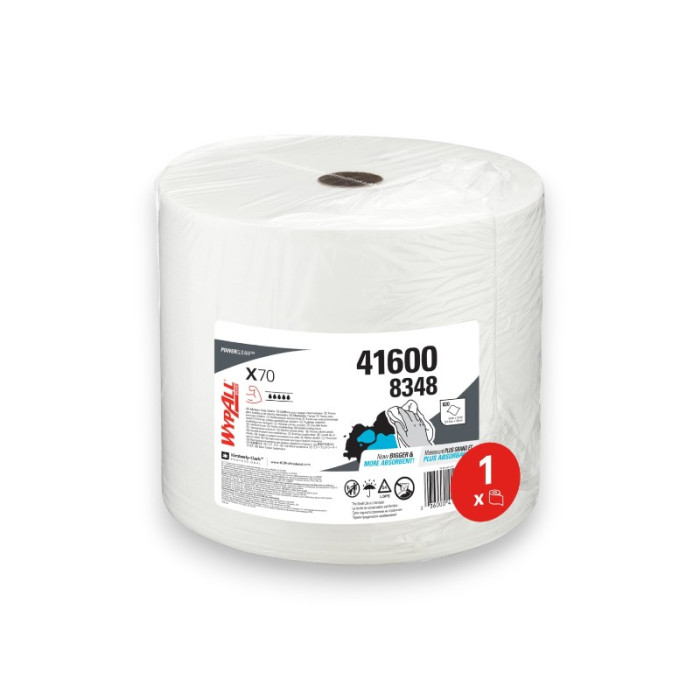 BOBINA PAÑO WYPALL X70 BLANCA 8348