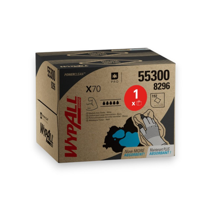 PAÑO WYPALL X70 BLANCO 8296