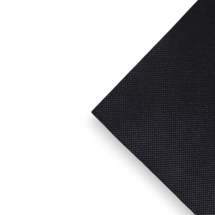 MANTEL 100X100 NEGRO TELA SIN TEJER