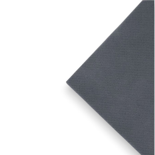 MANTEL 100X100 GRIS TELA SIN TEJER