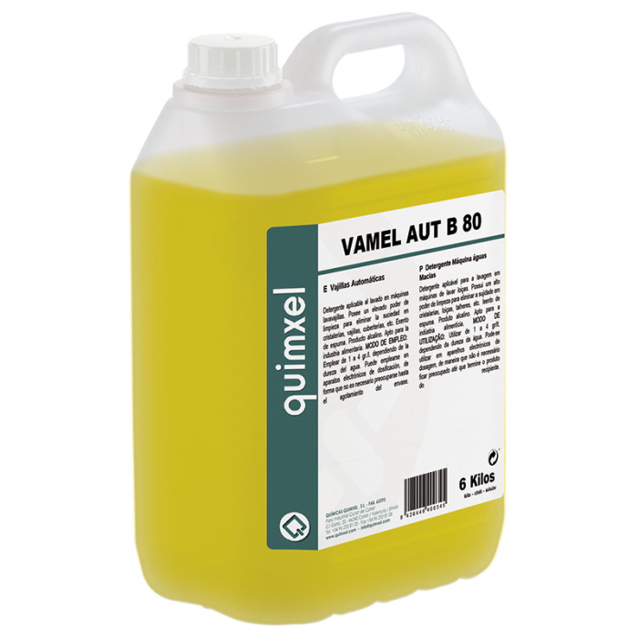 VAMEL AUT B-80. DETERGENTE ALCALINO AGUAS BLANDAS